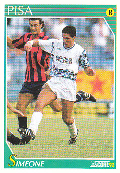 Diego Simeone Pisa Score 92 Seria A #333